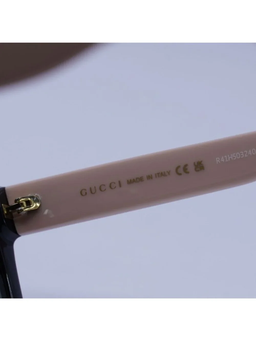 Gucci GG1338S 006 Sunglasses Black / Pink Square Frame, Grey Lenses